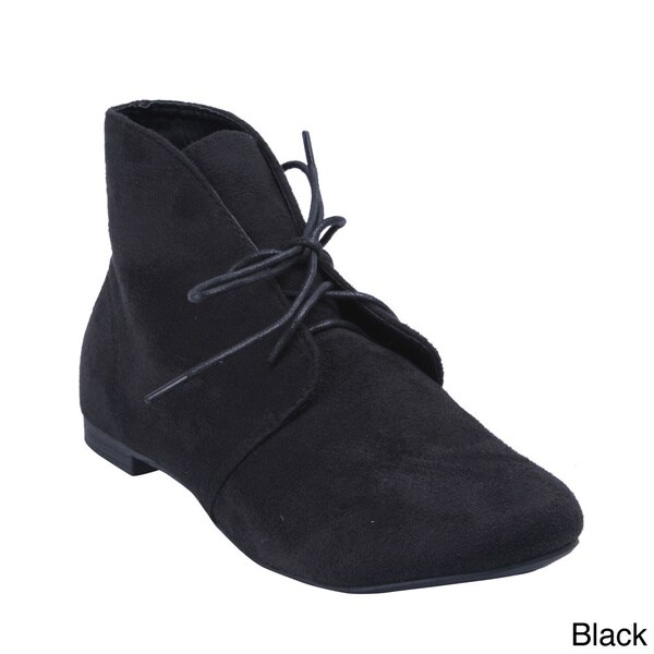 Shop Anna Women's 'Rosy6' Hightop Oxford Shoes Free Shipping On