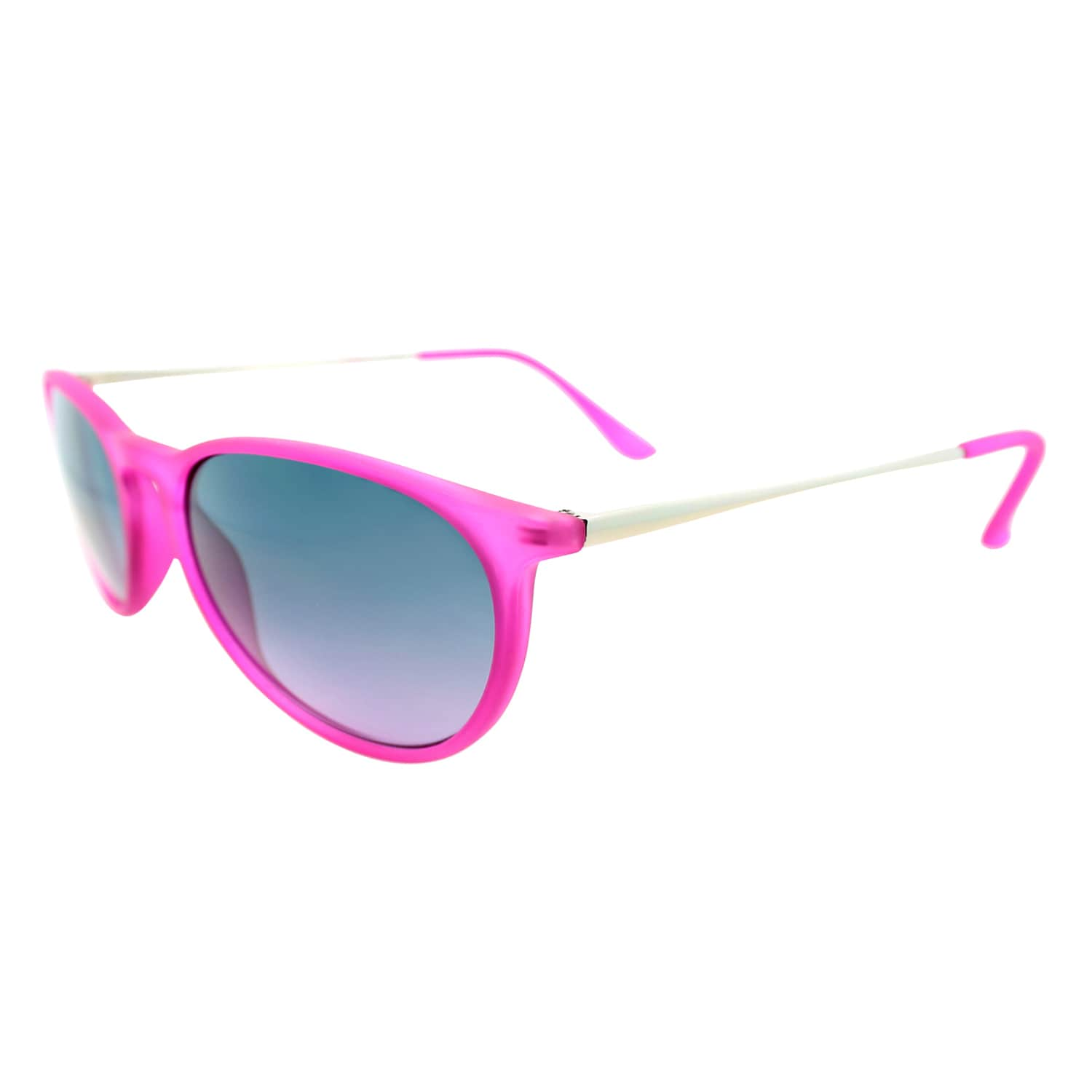 Fantaseyes Womens Harvard Yard Rubberized Purple Sunglasses