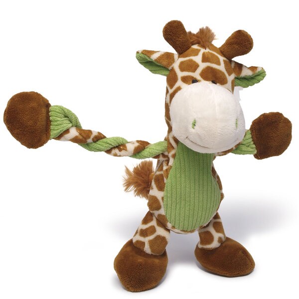 Shop Charming Pet Products 11inch Pulleez Giraffe Plush Dog Toy On