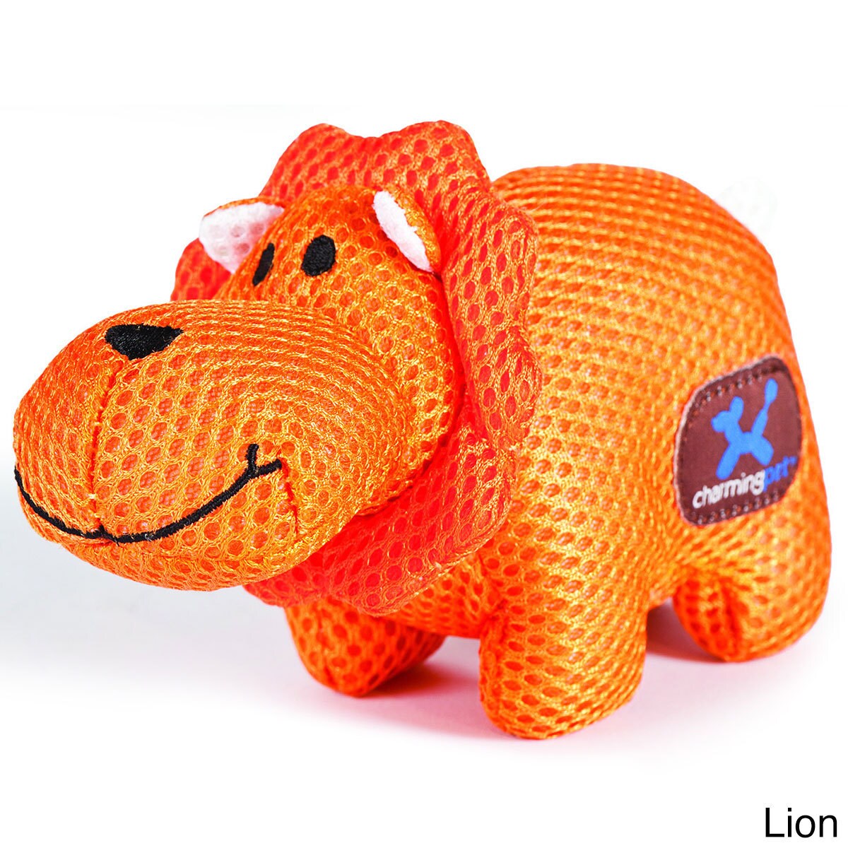 squeaky lion dog toy