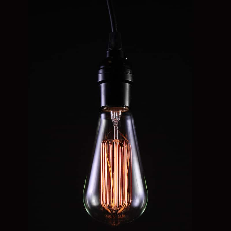 Alexandra Adjustable Height Edison Lamp with 1-light