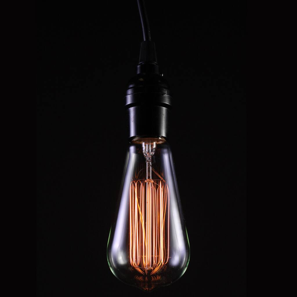 Alexandra Adjustable Height Edison Lamp with 1-light