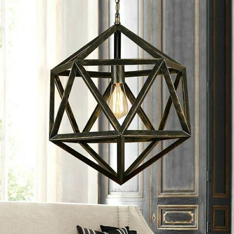 Diamond Cage 1-light Edison Lamp