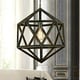 preview thumbnail 1 of 0, Diamond Cage 1-light Edison Lamp