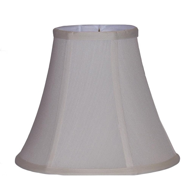 Pongee Silk Multi directional Bell Cream Lamp Shade