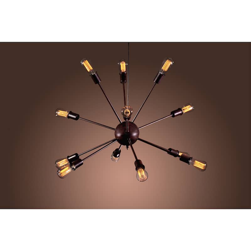 Jackstone 12-light Bronze Edison Lamp