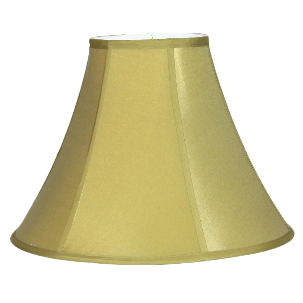 Bavarian Gold Pongee Silk Bell Lamp Shade