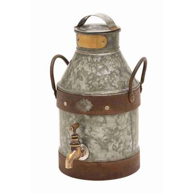 Galvanized Metal Milk Can