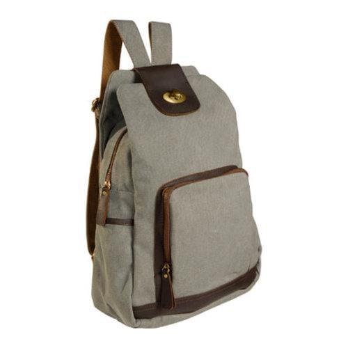 Womens Laurex Vintage Design Backpack 3301 Misty Gray