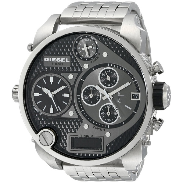 Diesel Men's DZ7221 Mr. Daddy Silver Stainless Steel Watch