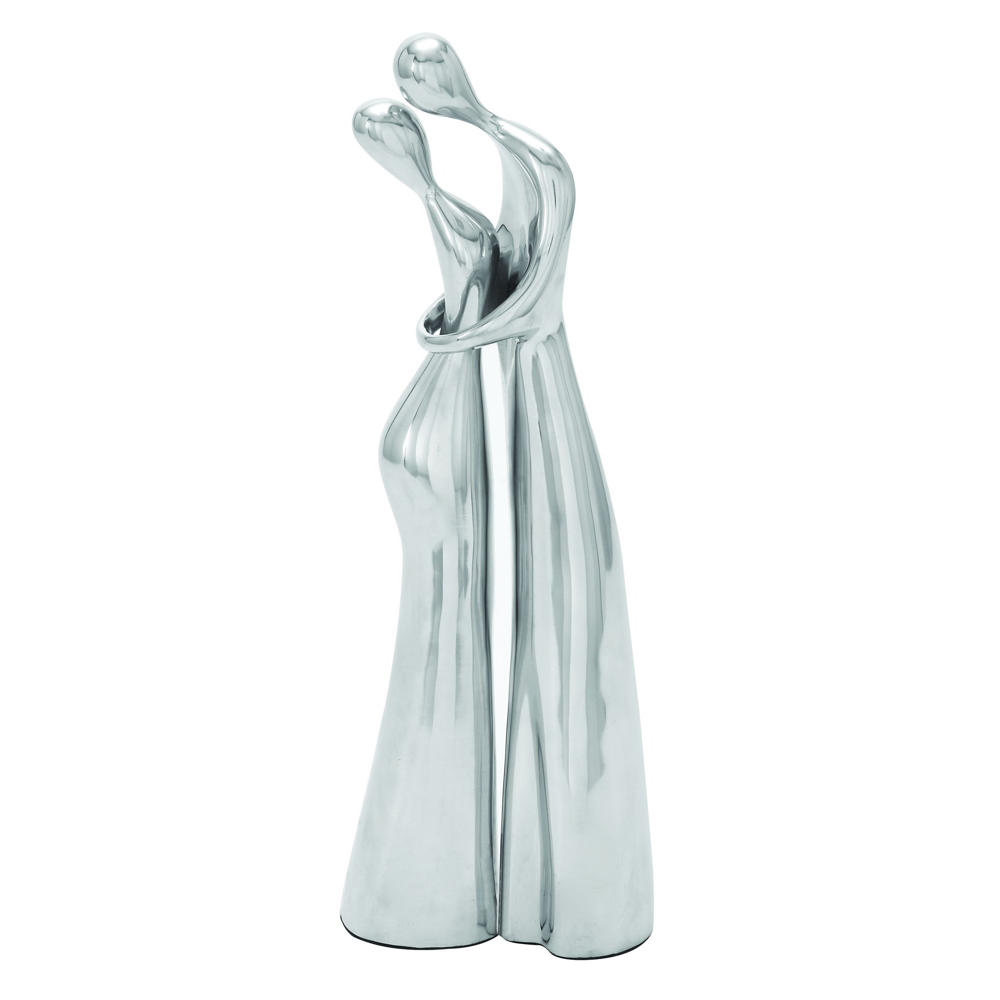 Contemporary Style Aluminum Dancing Sculpture (set Of 2)