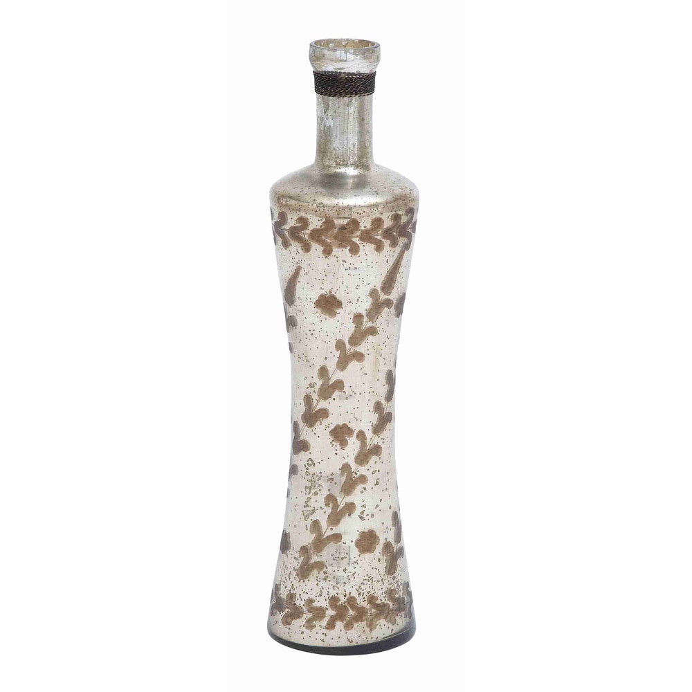 White/ Light Brown Glass Bottle