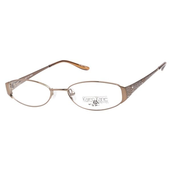 Karen Kane Petites Windflower Brown Prescription Eyeglasses