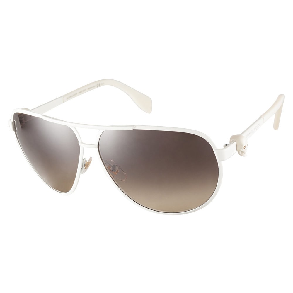 Alexander Mcqueen Amq4156s 5na Ed Cream Sunglasses