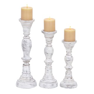 Shop Lamp Candle Stand with Distressed Finish (Set of 3) - Free ...