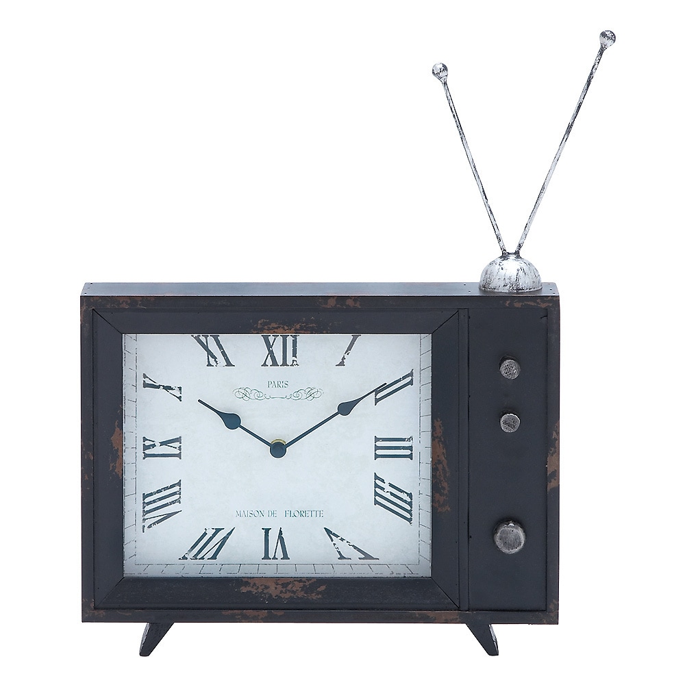 Antenna tv Decor Piece Wooden Clock