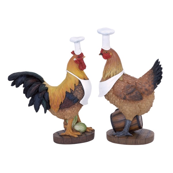 Ceramic Americana Hen House Family (Set of 3)