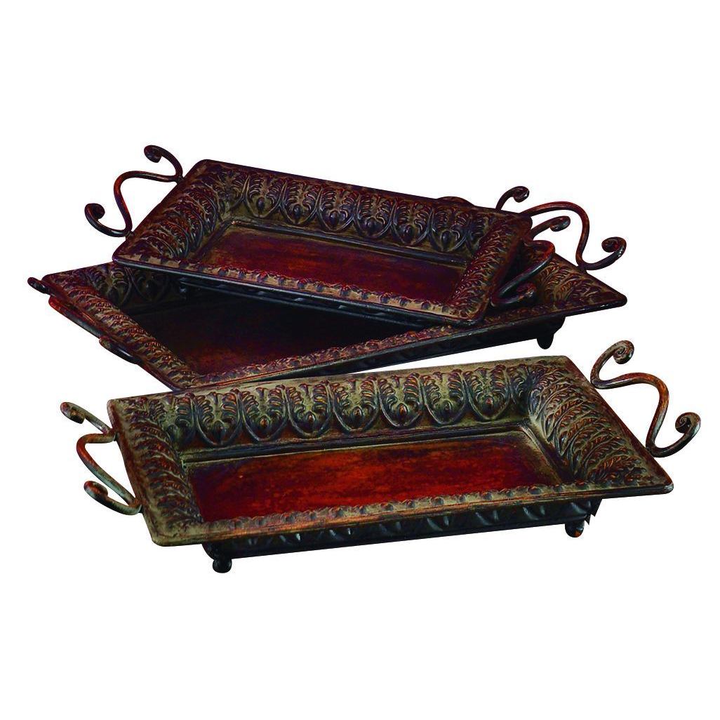 Metal Trays (set Of 3)