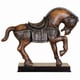 preview thumbnail 1 of 1, Copper Grove Hidden Springs Bowing Horse Table Accent