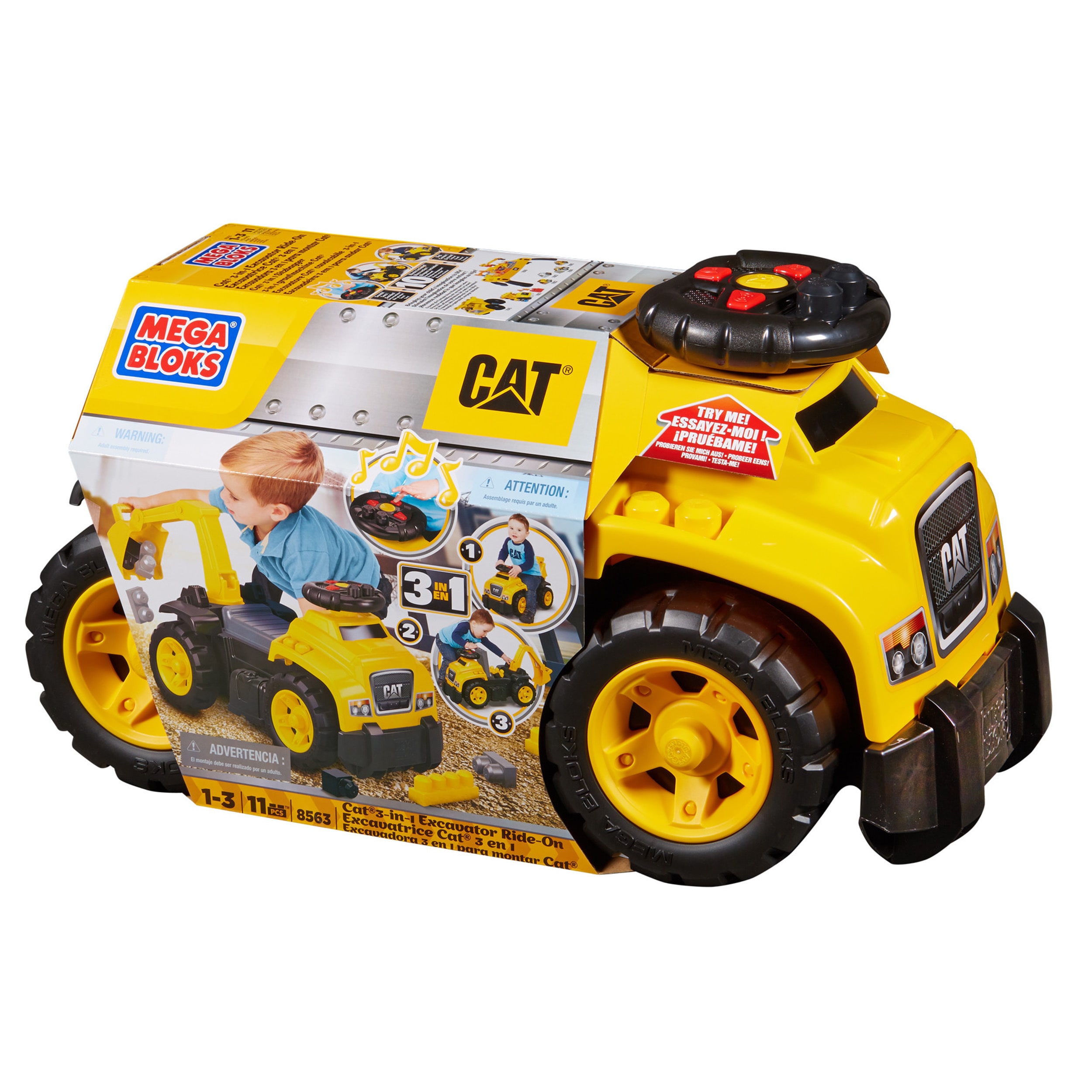 mega bloks cat excavator