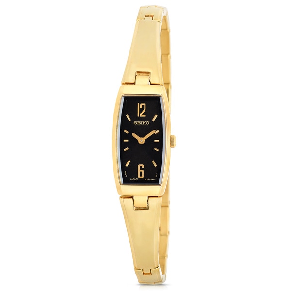 Seiko Women's Gold tone Stainless Steel Analog Watch Seiko Women's Seiko Watches