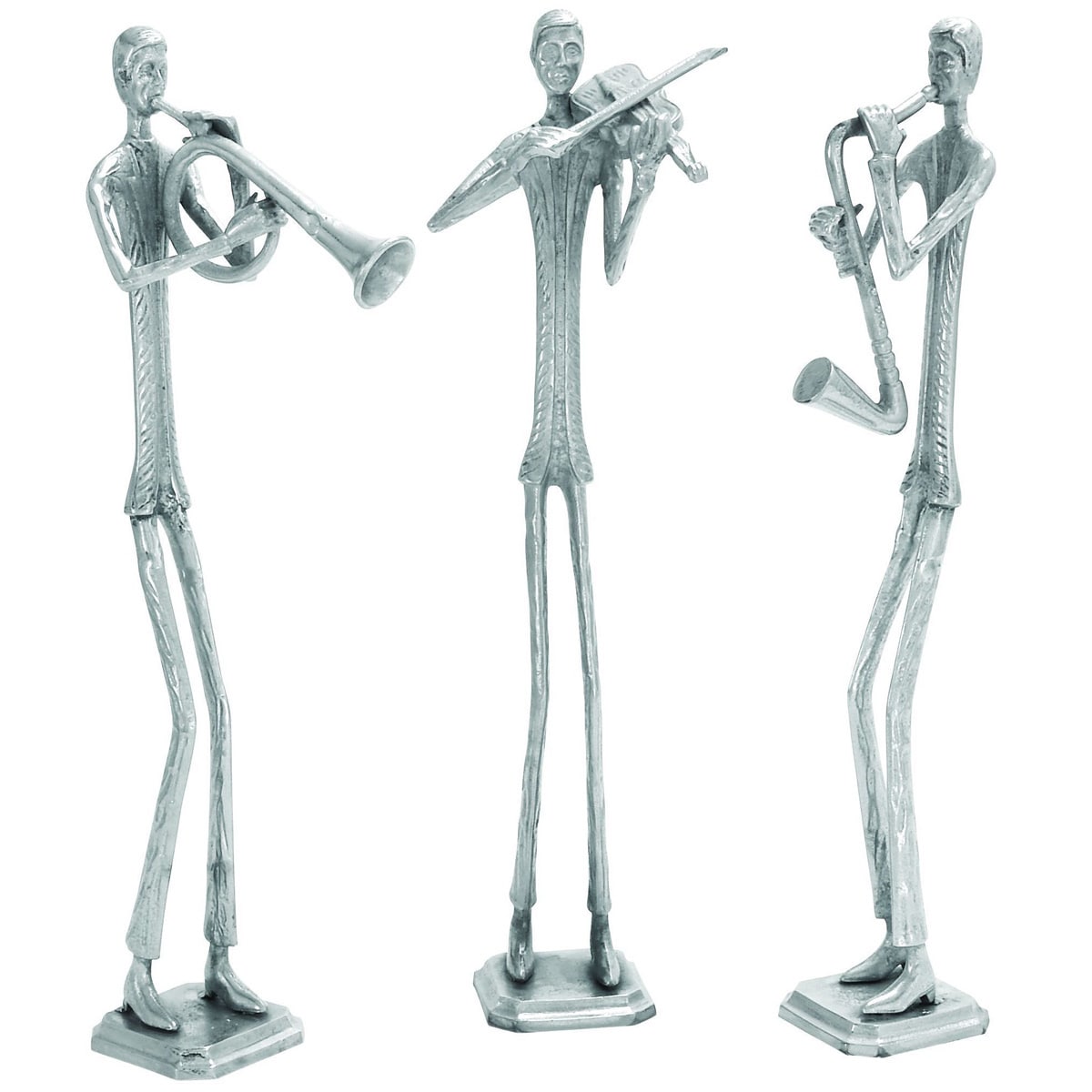 Sophisticated And Stylish Aluminum Sculpture  Set Of 3