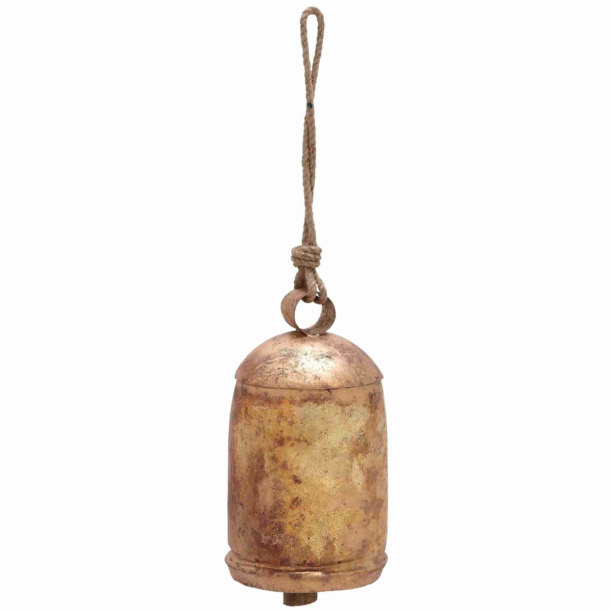 Metal Bell With Tarnished Finish