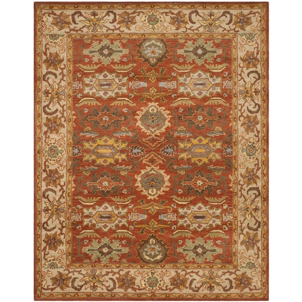 Safavieh Handmade Heritage Rust/ Beige Wool Rug (9' x 12') Safavieh 7x9   10x14 Rugs