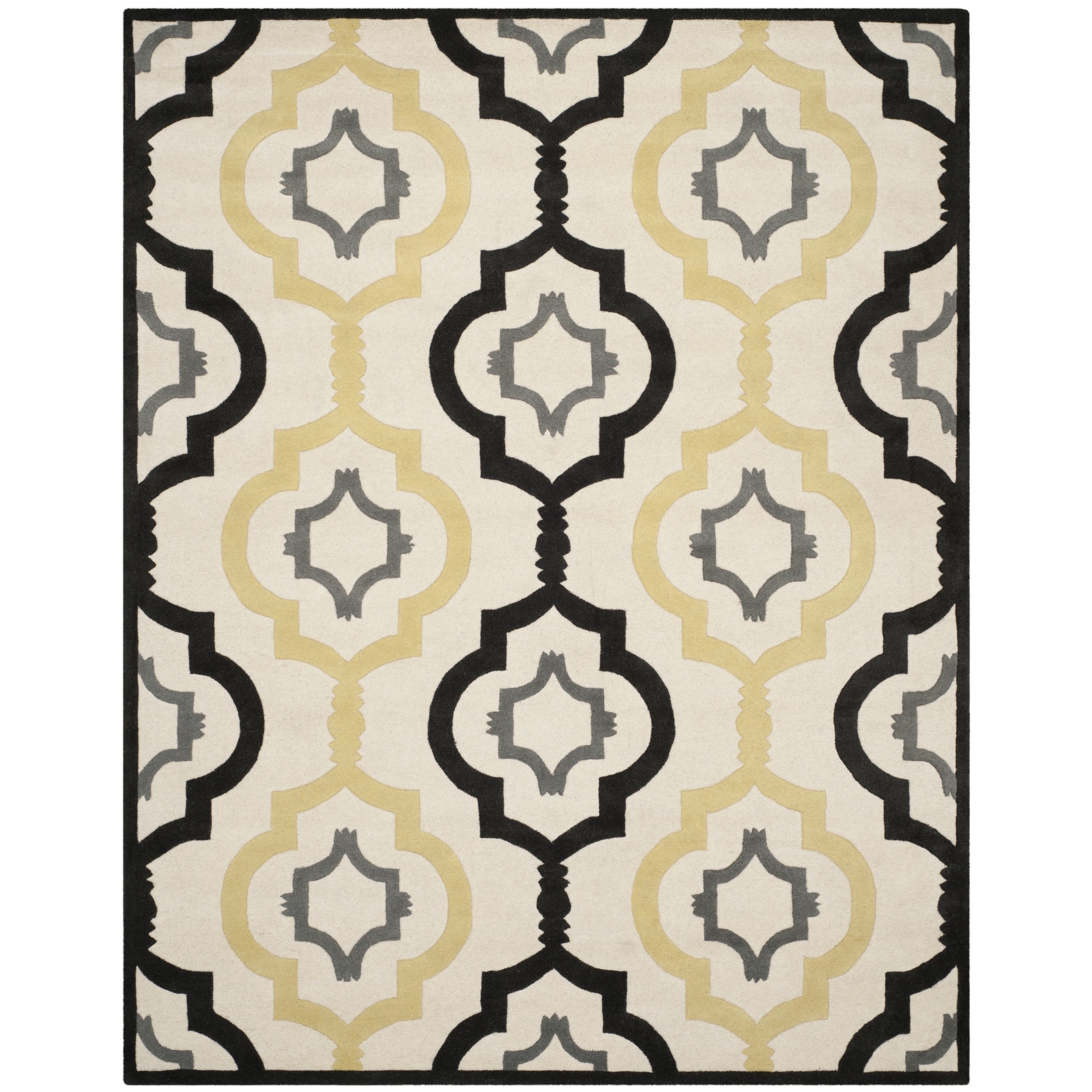 Safavieh Handmade Moroccan Chatham Ivory Wool Rug (5 X 8)