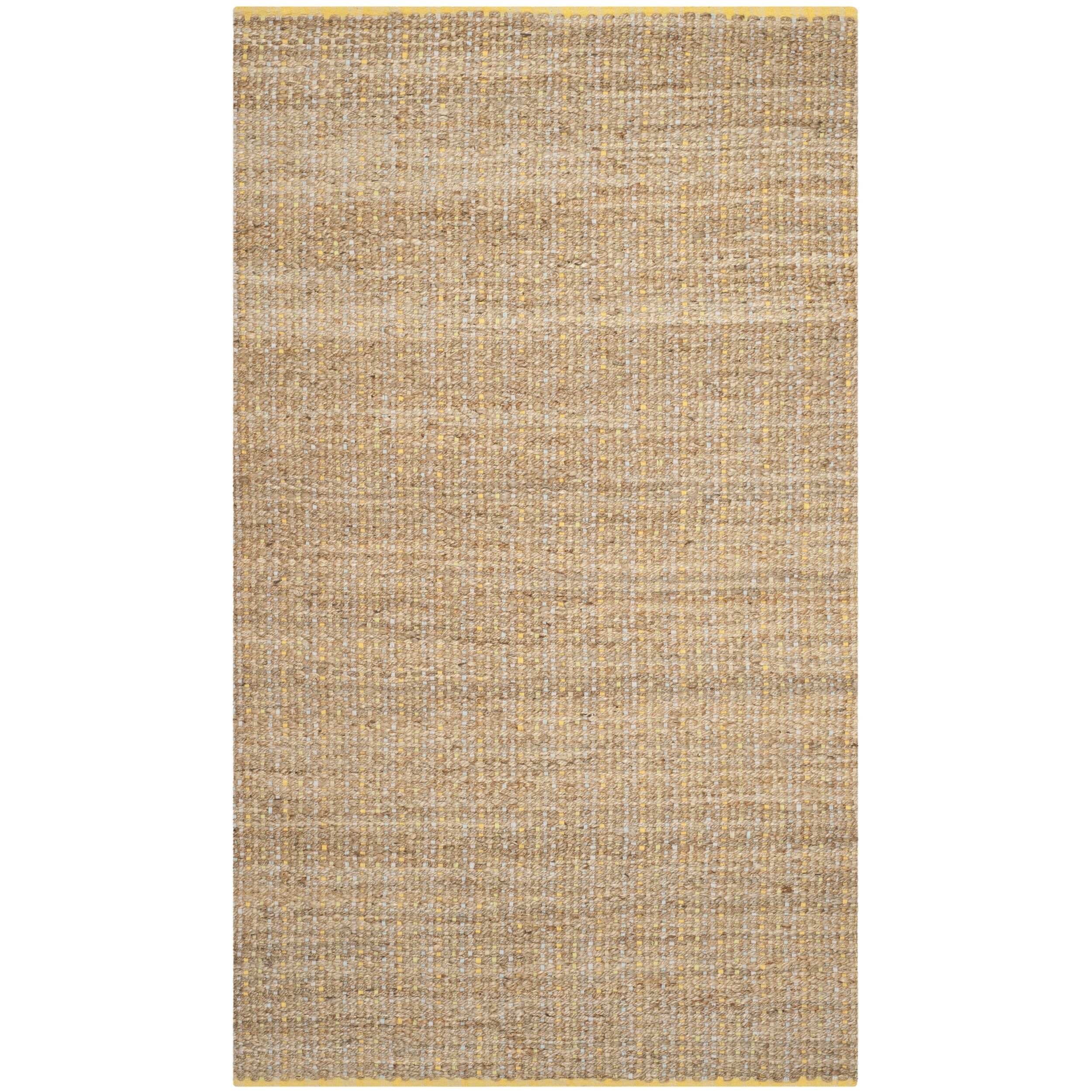 Safavieh Hand woven Cape Cod Yellow Jute Rug (3 X 5)