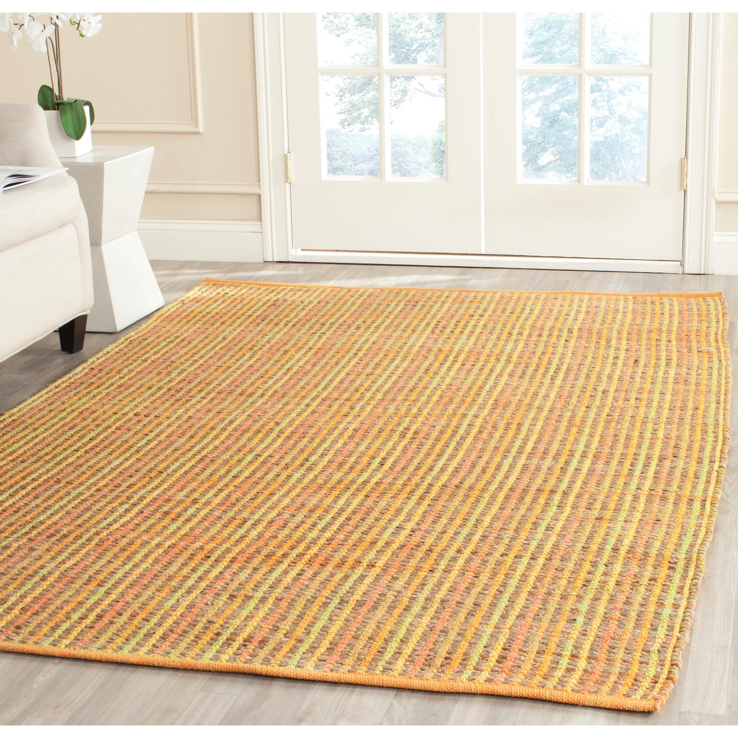 Safavieh Cape Cod Spring colored Handwoven Braided Jute Rug (4 X 6)
