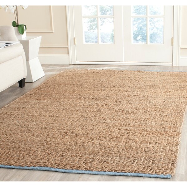 Safavieh Cape Cod Handmade Blue Jute Natural Fiber Rug - 8' x 10'
