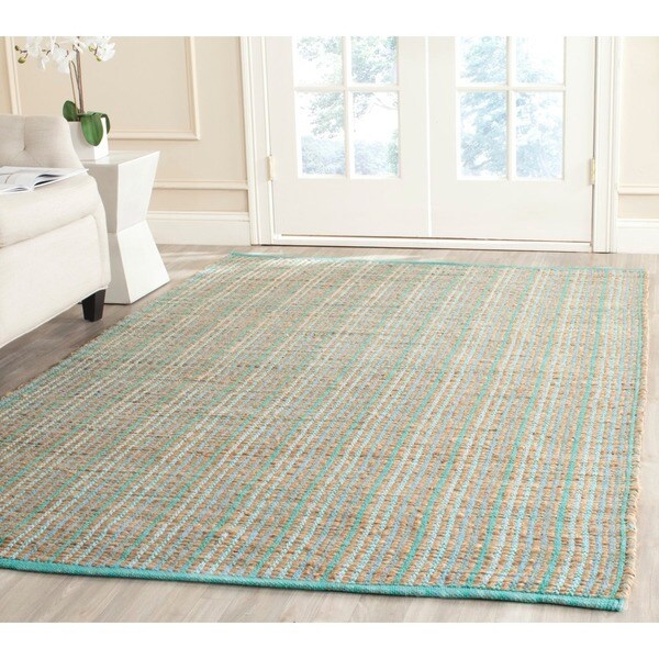 Safavieh Cape Cod Handmade Green Jute Natural Fiber Rug 8' x 10