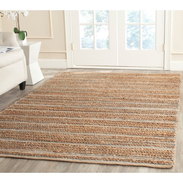 Safavieh Cape Cod Handmade Blue Jute Natural Fiber Rug - 8' x 10'