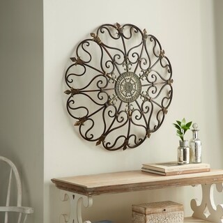 Stratton Home Decor Knoxville Metal Wall Decor-S09558 - The Home Depot