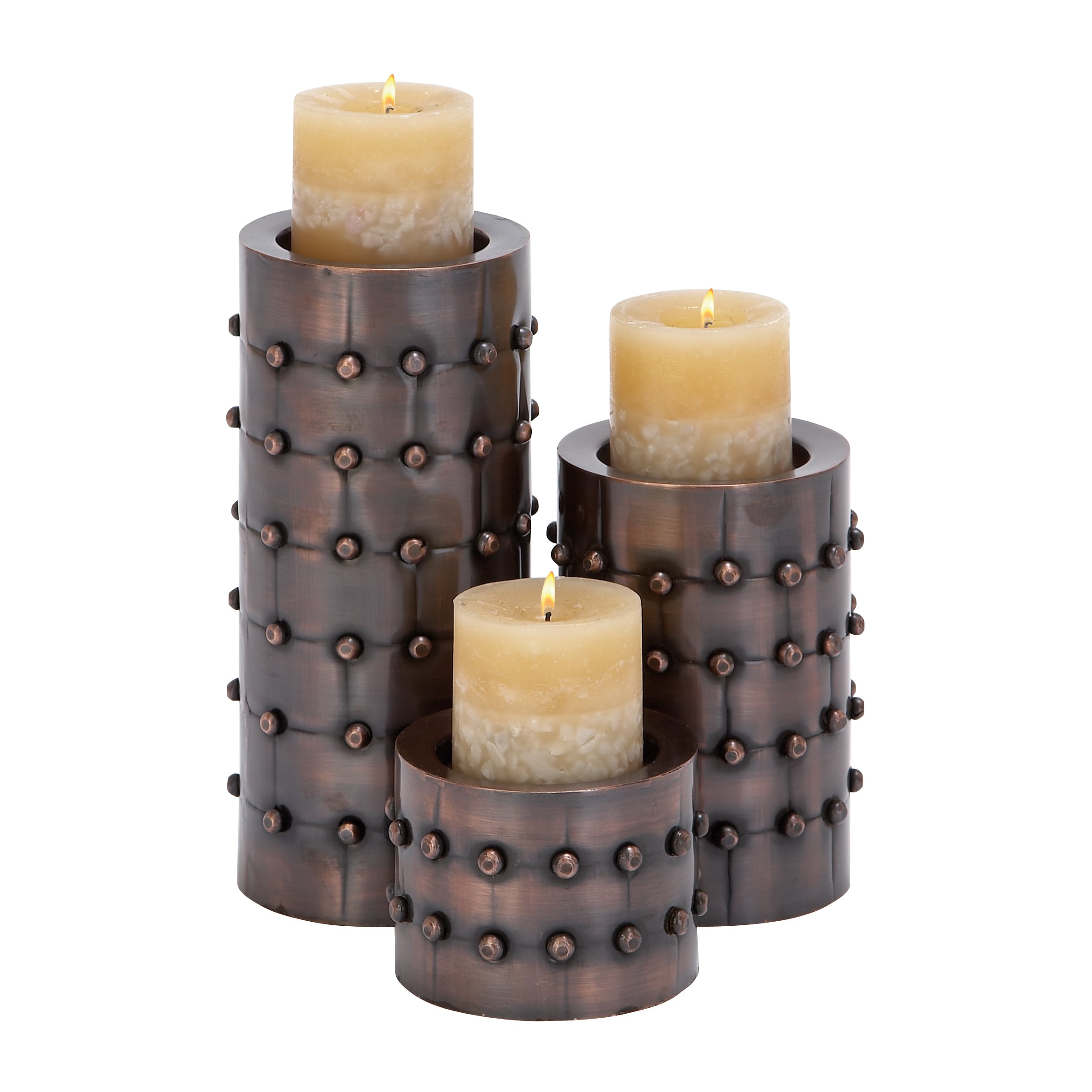 Metal Candle Holder (set Of 3)