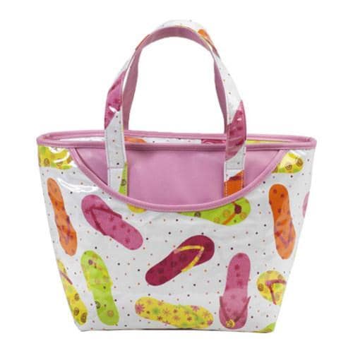 Picnic At Ascot Beach Day Small Insulated Tote White Flip