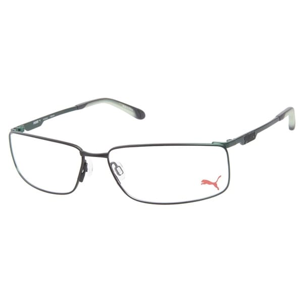 Puma PU15271 Vinicius Green Prescription Eyeglasses Puma Prescription Glasses