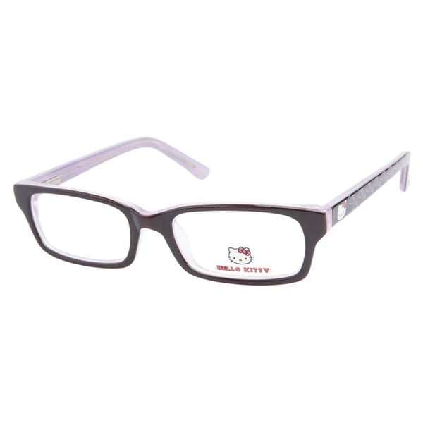 Hello Kitty HK217 3 Black Pink Prescription Eyeglasses Hello Kitty Prescription Glasses