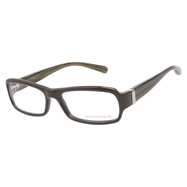 Oscar Magnuson 8605 9304 Olive Green Prescription Eyeglasses Free Shipping Today Overstock