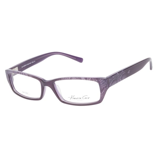 Kenneth Cole New York 159 081 Shiny Violet Prescription Eyeglasses Kenneth Cole Prescription Glasses