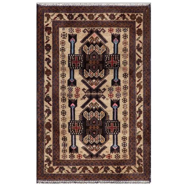 Handmade Balouchi Wool Rug (Afghanistan) - 2'9 x 4'2