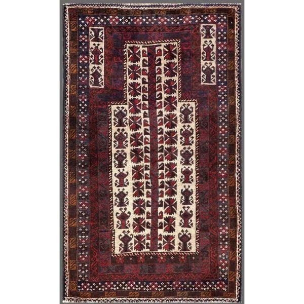 Handmade Balouchi Wool Rug (Afghanistan) - 2'8 x 4'6