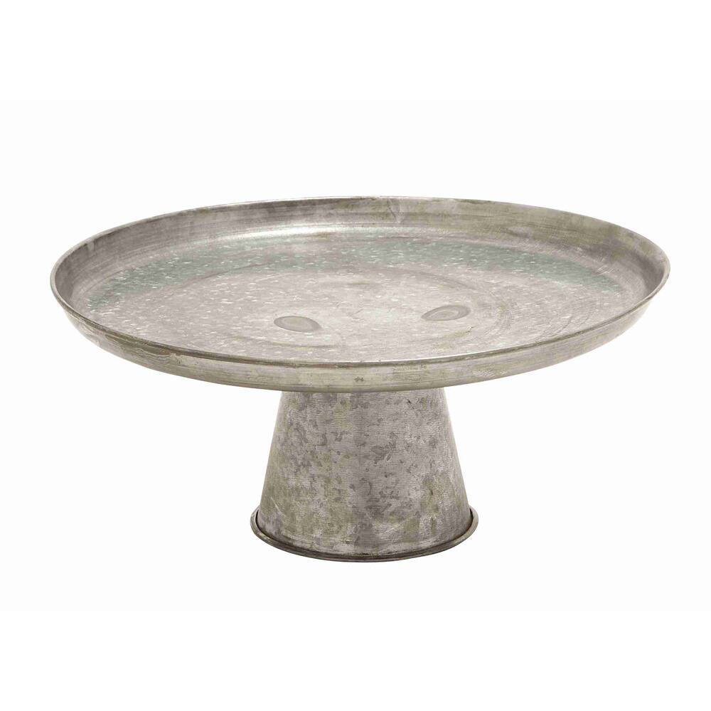 Large Antique Galvanized Cupcake Stand