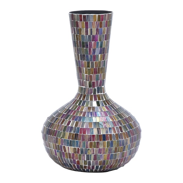Myriad Colored Glass Mosaic Vase Free Shipping Today
