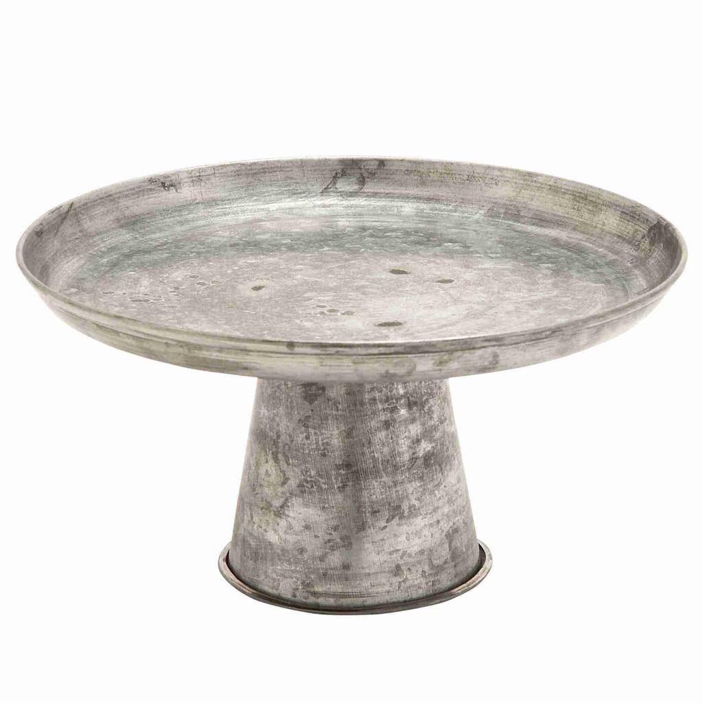 Antique Galvanized Cupcake Stand