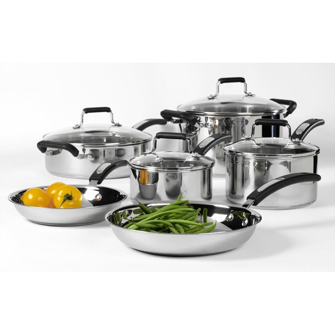 Denmark 10 Piece Stainless Steel Cookware Set Denmark 10 Piece Stainless Steel Cookware Set