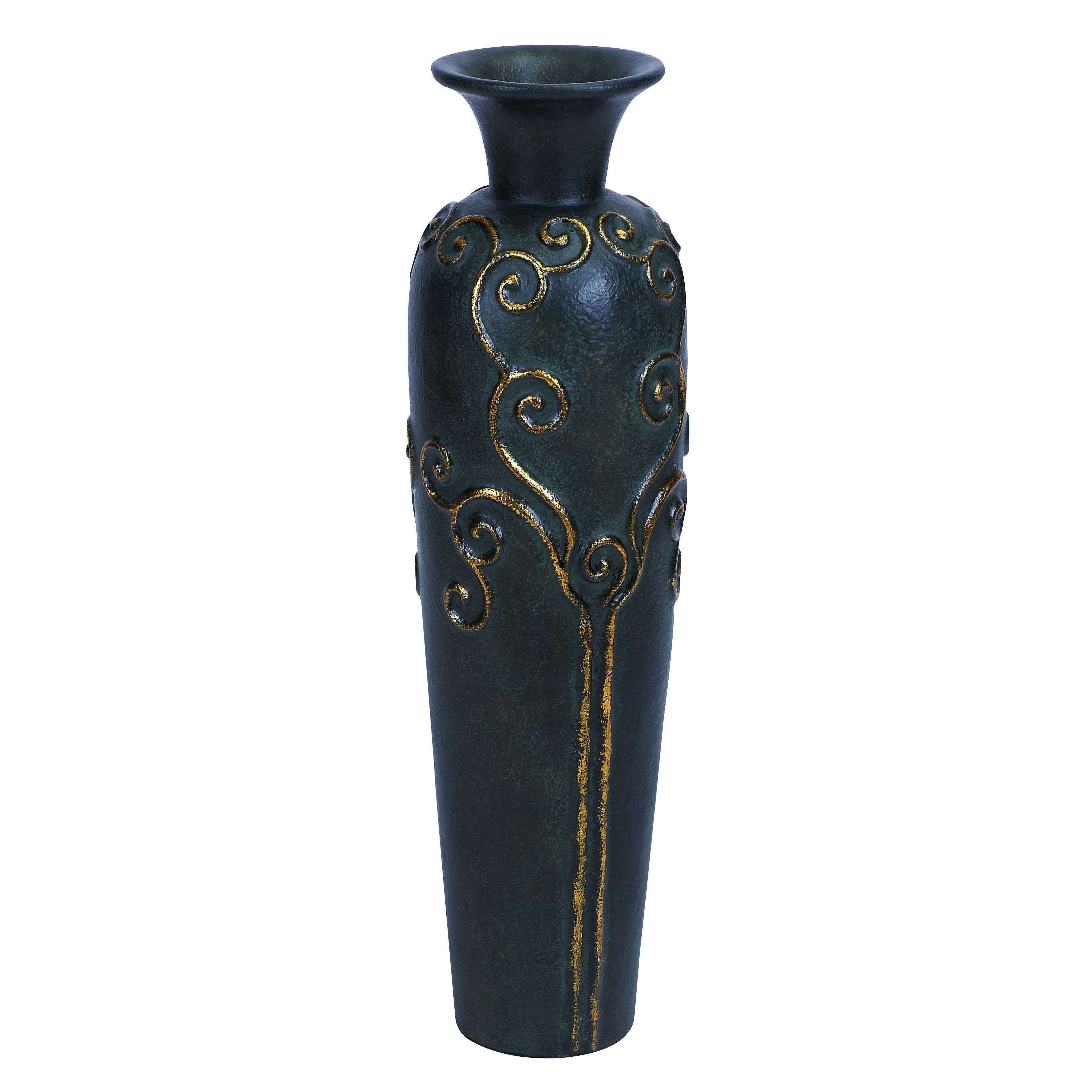 Terracotta Floral Vase