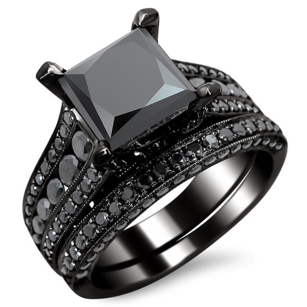 black diamond rings for sale