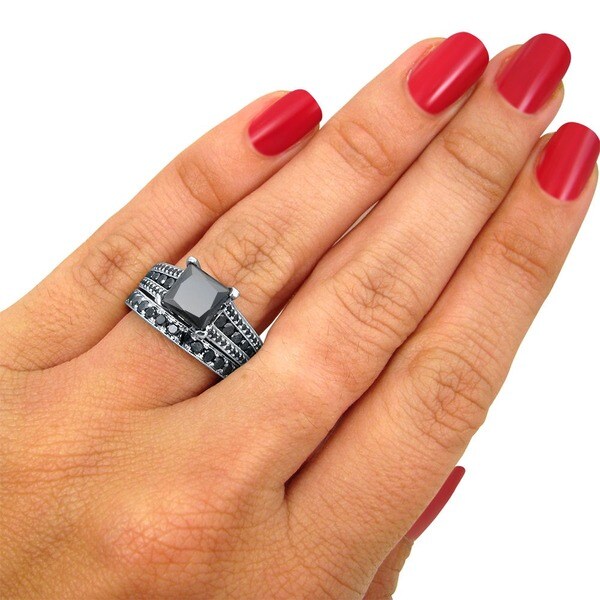 black ring set